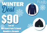 Michael Park School (Hoodie & Woolly Beanie) 